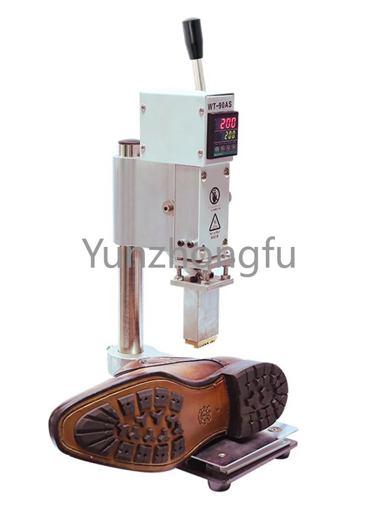 Manual Insole Leather Shoes Wallet Belt Branding Machine Gilding Press Label Pressing Machine Logo Trademark Embossing Machine