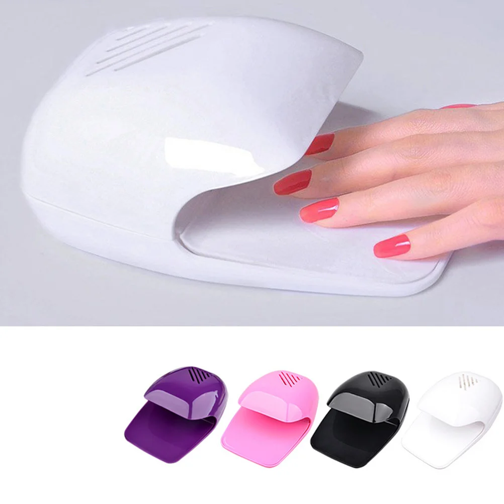 Mini asciuga unghie tipo touch Asciugatrice professionale per unghie Ventole Potenti strumenti per salone di manicure Strumenti per unghie (Bianco)