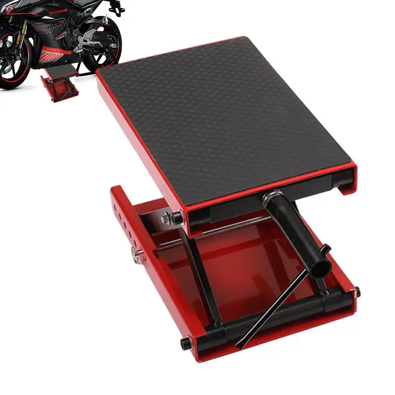 Motorcycle Scissor Lift Jack 1100 Lbs Wide Deck Hoist Stand Motorcycle Lift Table Scissor Jack Wide Deck Hoist Stand Center