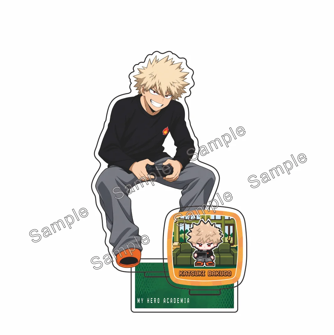 My Hero Academia Katsuki Bakugo Acrylic Double Standee Keychain Insert Anime Figure Desk Decor Collection Gift Popular Stand Orn