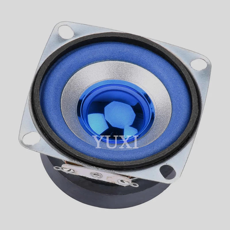 YUXI 1PCS 2-inch Voor 5W 4ohm Blauw Full-frequentie Luidspreker 52mm Vierkante 5W 4 Ohm Kleine Luidspreker Luidspreker