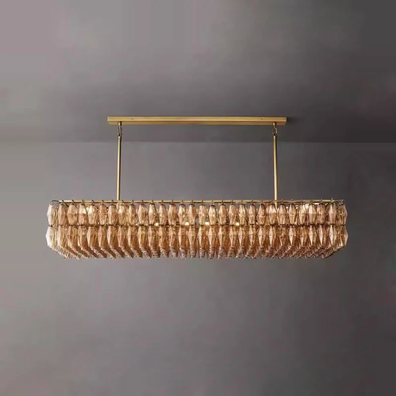 Vintage American Brass Black Chrome Led Dimmable 2026 Chandelier Lighting Lustre Suspension Luminaire Lampen For Dinning Room