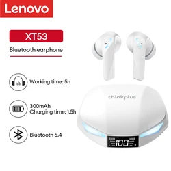 New Lenovo XT53 Bluetooth V5.4 Earphones Ultra Low Latency With Long Standby Headphones HD Call Dolby Stereo Sound Music Earbuds