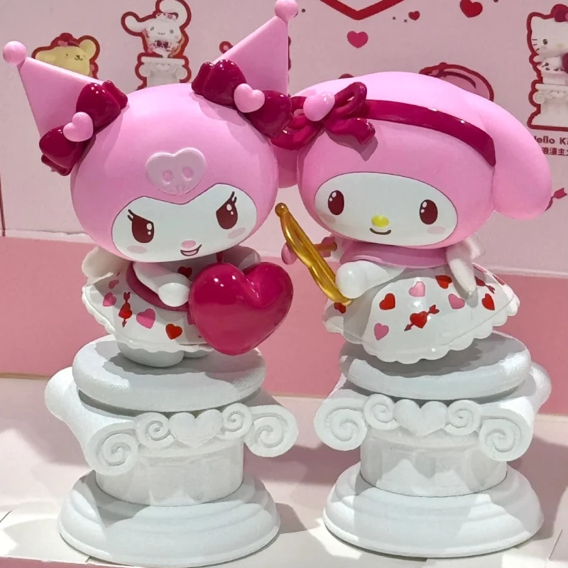 

MINISO Blind Box Genuine Sanrio Love Cupid Series Valentine's Day Gift Kuromi Hello Kitty Cinnamoroll Pompompurin Mystery Box