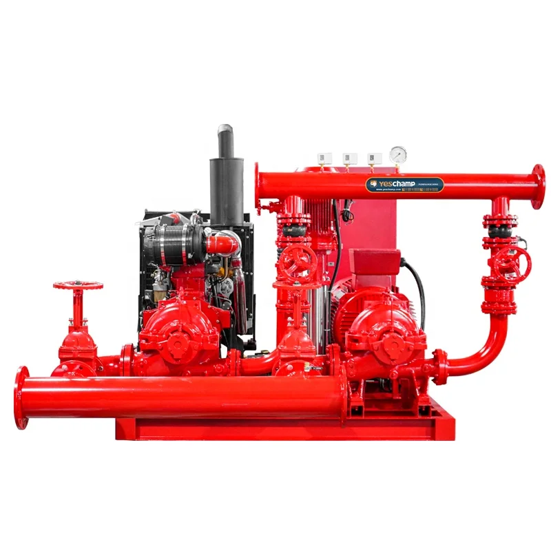 750gpm 11bar Single Stage Diesel Water Pump Iron/Circulating Pumps for Marine Fire Fighting System Split Case Design