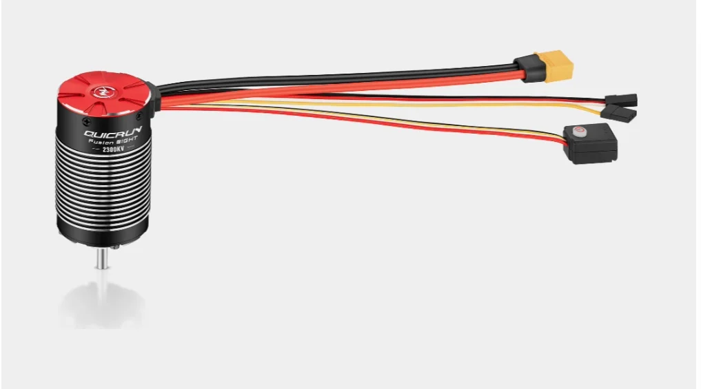 HobbyWing Fusion 8IGHT Moteur d'escalade combiné étanche sans balais 1/8 2300KV