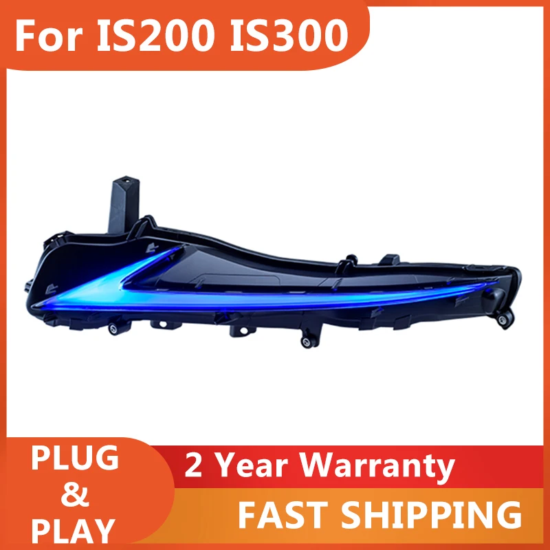 

Автомобильные аксессуары для Lexus IS дневные ходовые огни 2016-2020 IS200 IS300 дневные ходовые огни динамические сигнальные лампы Trun DRL