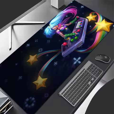 Mousepad Computer Gaming Accessories Keyboard Pad Office PC Rubber Mouse Pad Decoracion L-league Of Legends Sona Desk Mouse Mat