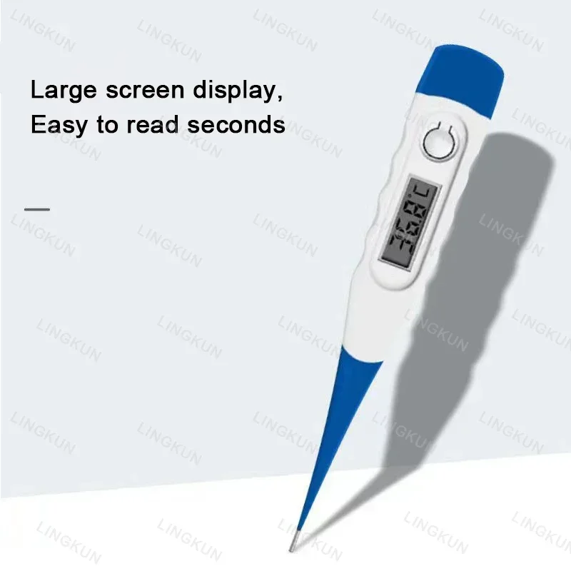 Portable Precision Clinical Fever Temperature for Adult Children People Human Medical Electronics TPR Silicone Waterproof Probe