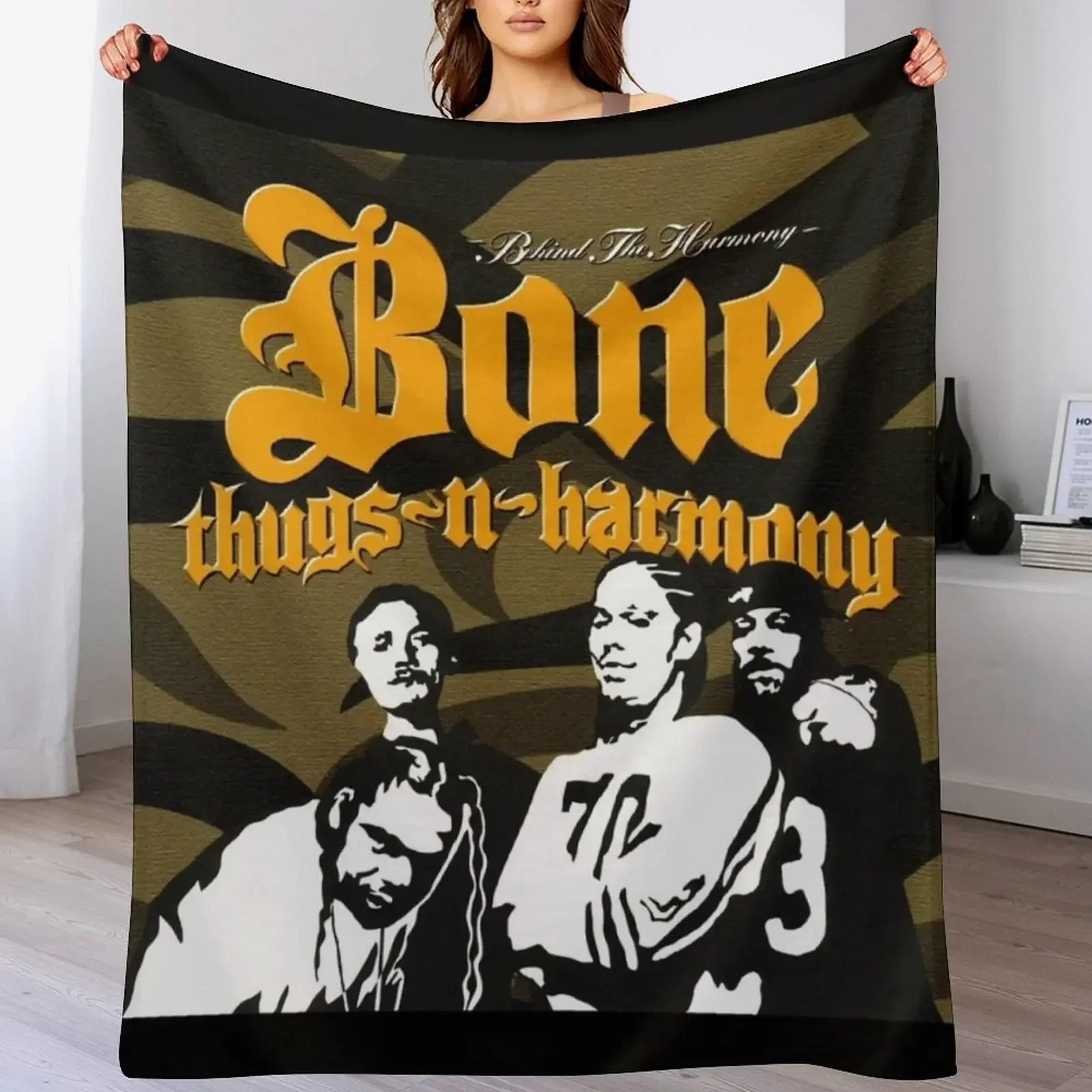 Bone Thugs-N-Harmony behind the harmony Throw Blanket Quilt Shaggy Baby Soft Plaid Blankets