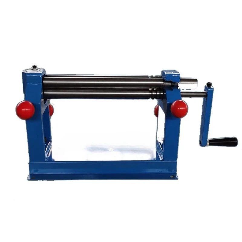 SJ305 Manual Plate Rolling Machine 305MM Sheet Metal Steel Plate Roller Press Iron Aluminum Bending Molding Reel Rounding Bender
