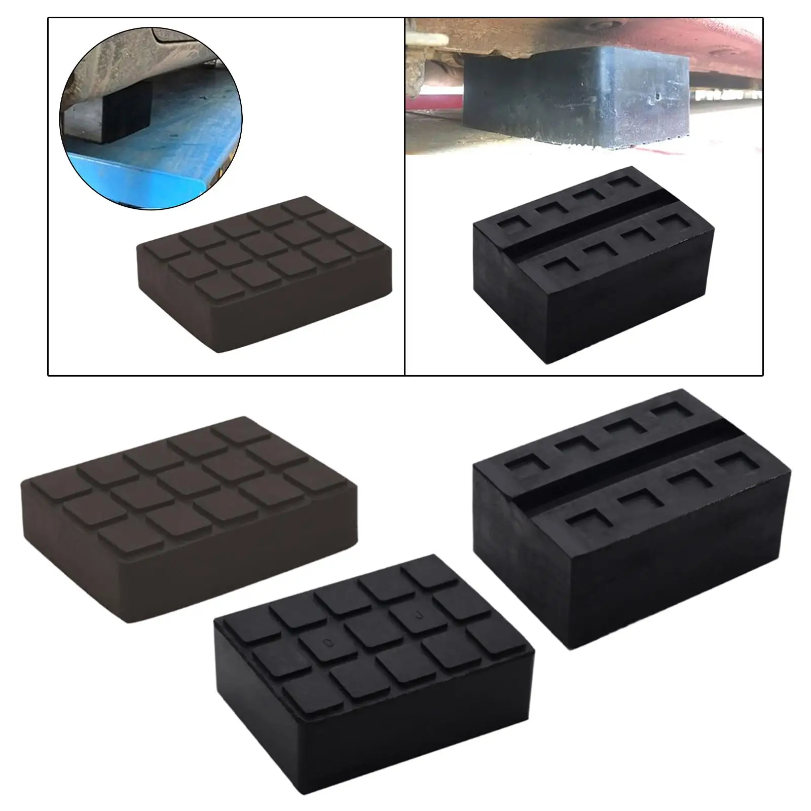 Universal Car Jack Pad Heavy Duty Rubber Support for Hydraulic Jack Lifting Platform Home Garage Equipment