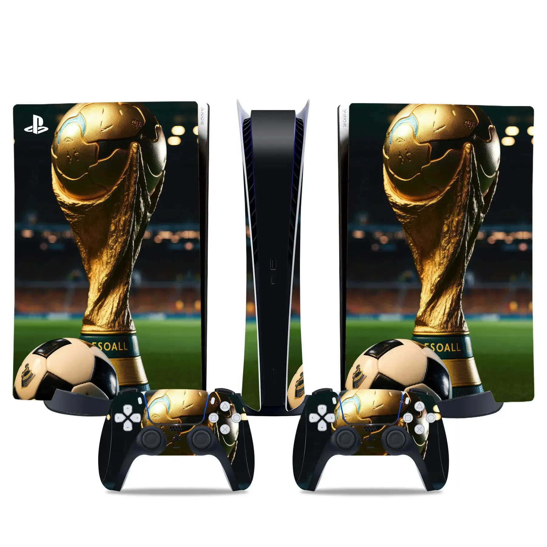 football GAME Anime Customized PS5 Digital Vinyl Skins Stickers For PS5 digital Controller Console skin stickers