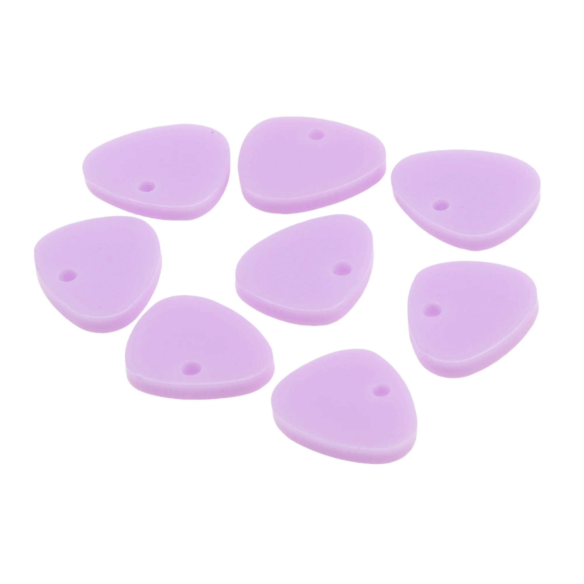 

12PCS Candy Color Acrylic Drop Connectors Teardrop Earring Parts Abstract Pendant,1Holes Earrings Findings,ACE328