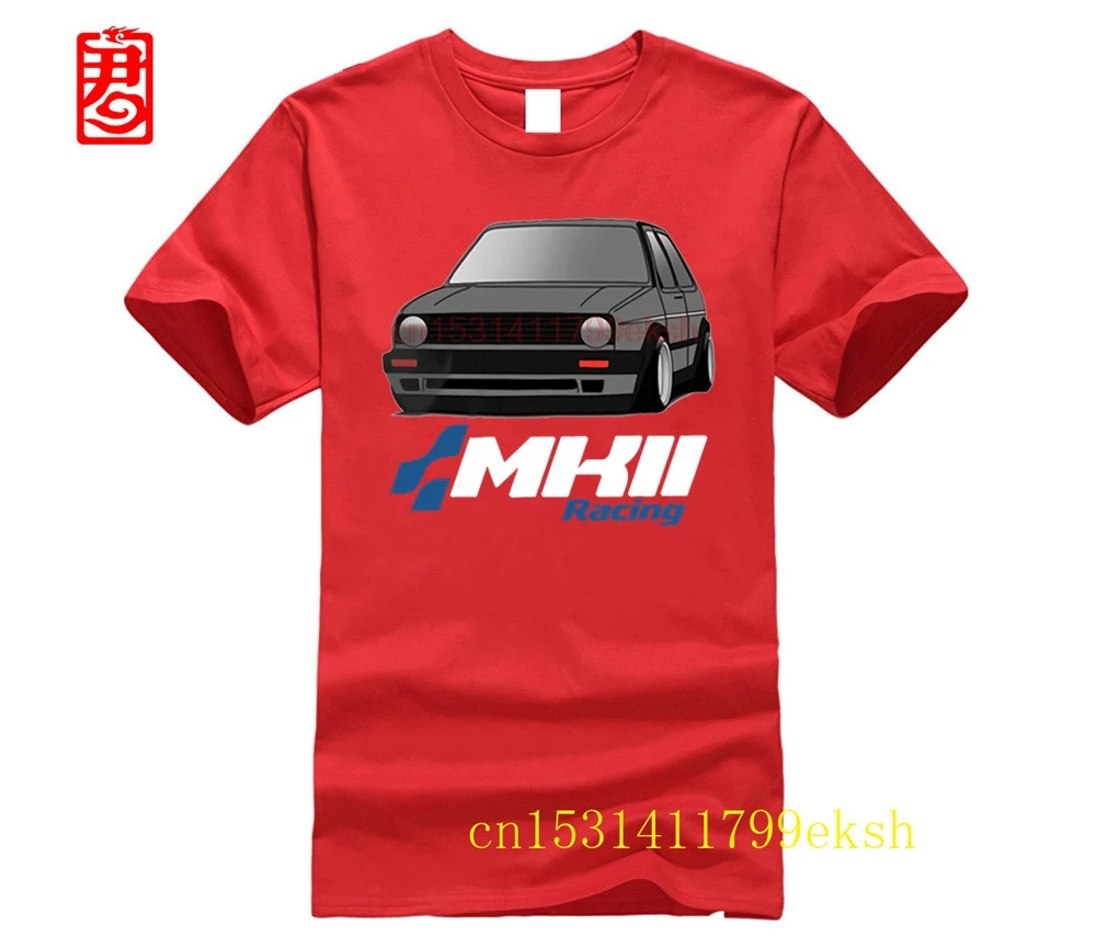 2023 New Fashion Cool Tee Shirt Fashion Golfs Mk2 Racings T-Shirt Japanese car fans MKII Custom T-shirt