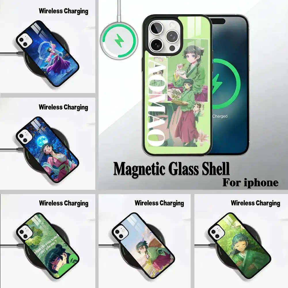 

Чехол для телефона с беспроводной зарядкой «Дневники аптекаря» (популярное аниме) для iPhone 17, 16, 15, 14, 13, 12, 11 Plus, Pro, Max, Plus