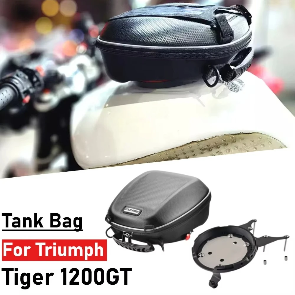 Tank Bag For Tiger 1200GT PRO Explorer Rally Pro/Explorer DESERT/ALPINE Edition 2023- Motorcycle Quick Lock Luggage Backpack