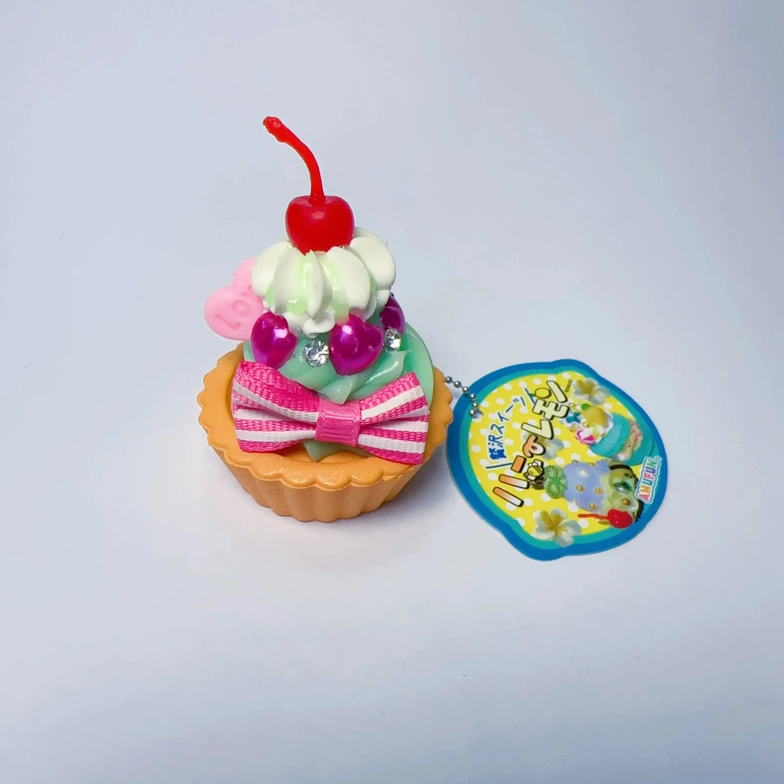 Capsule Toy Food Toy Birthday Cake Dessert Miniature Donut Keychain Bag Accessories Gift Toy