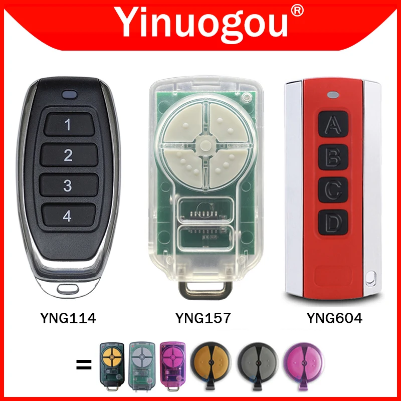 ATA PTX5 PTX-5 Garage Door Remote Control TrioCode GDO PTX-5v1 PTX-5v2 GDO 11v1/6v3/6v4/7v2/7v3/8v3/9v2/9v3 433MHz Rolling Code