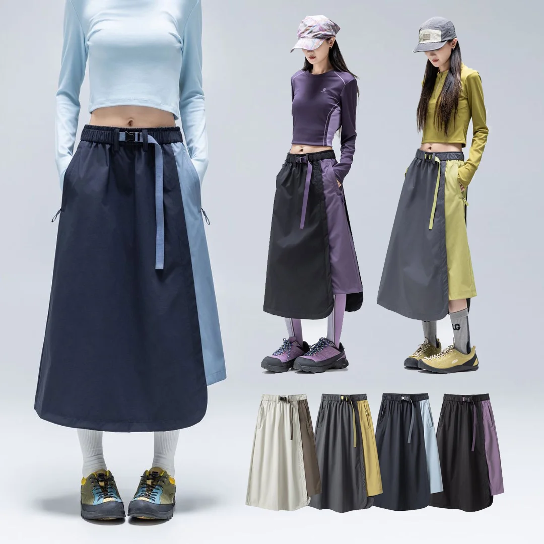 Outdoor Fashion Quick Dry Skirt Women City Hiking Streetwear Sweet Girl Loose Casual Sport  Y2k Track Cargo Skirts Pants