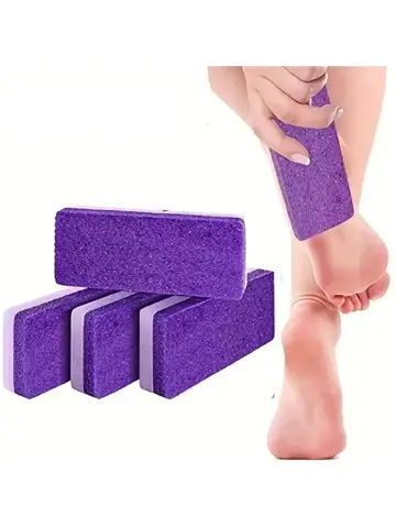 2PCS Foot Pumice Stone Foot File Callus Dead Skin Remover Foot Heel Scrubber Smooth Feet In Seconds Pedicure Exfoliator Tool