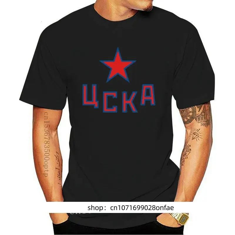 

New HC CSKA Moscow KHL Russian Professional Hockey Gray T-Shirt 2024 Russia Tee Adults Casual Tee Tshirt