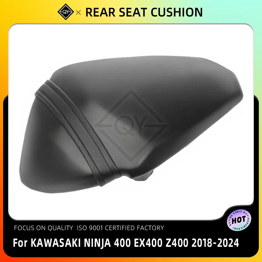 

Черная подушка заднего сиденья мотоцикла, удобная подушка для пассажира для Kawasaki Ninja 400 EX400 Z400 2018-2024 2023