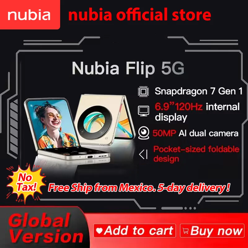 Mexico Ship No Tax Nubia

