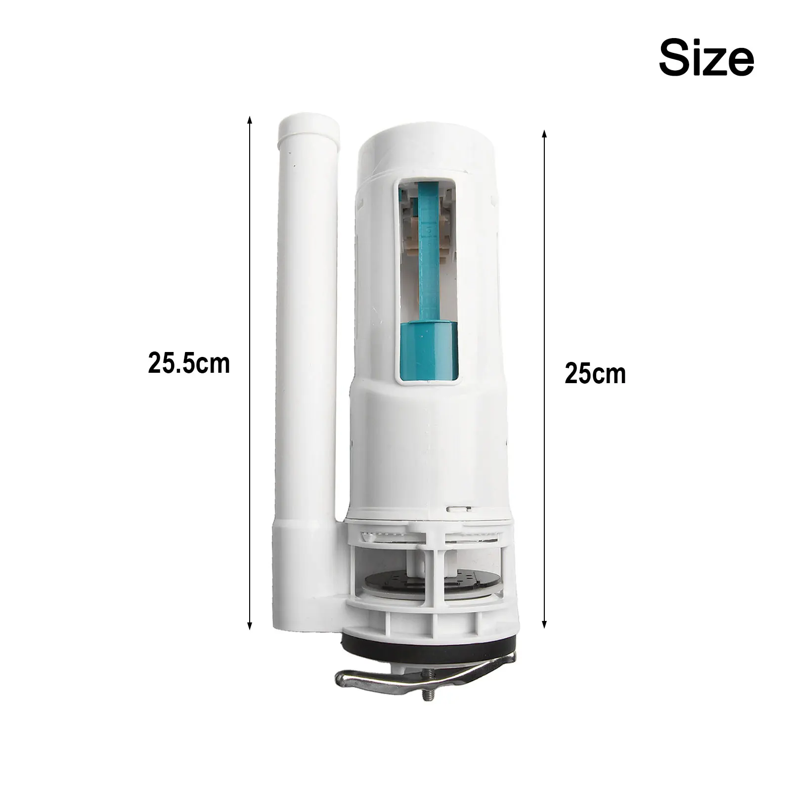 Toilet Cistern ABS Toilet Flush Valve Adjustable Height Sturdy Thread Adjustable Height Dual Flush Push Button