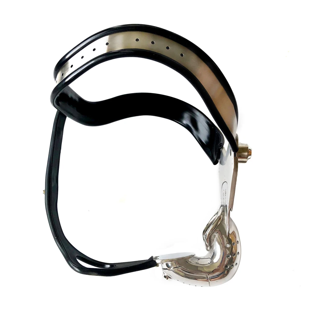 Male Chastity Device Stainless Steel Curved Waist Metal Chastity Cage Wire Style Adult Sex Toys For Men Penis Cock Cage Bondage - view 5