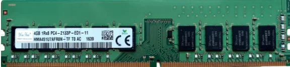 

Для 4G 1RX8 PC4-2133P DDR4 2133 pure ECC UDIMM