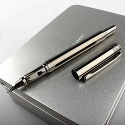 Stylo à plume pour écriture et signature, haute qualité, 0.38mm, pointe EF, métal en acier inoxydable