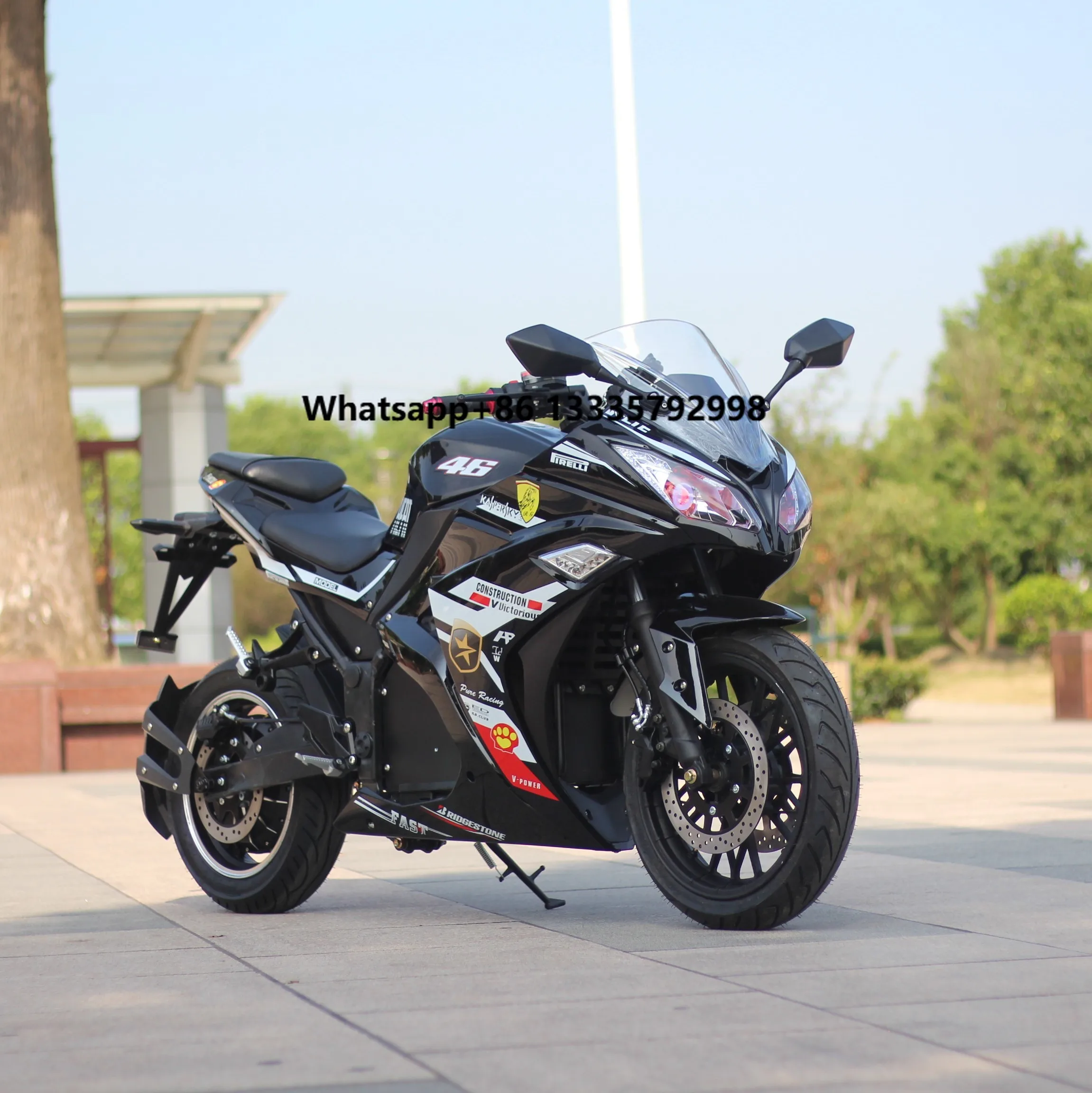 

High-Performance 15000W Electric Motorcycle Factory Manufacturing 96V High-Voltage Dirt Bike Streetbikes 72V Voltage