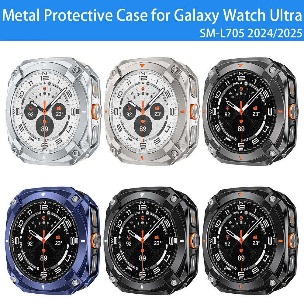 

Для Samsung Galaxy Watch Ultra Metal Защитный чехол 47 мм SM-L705 Syberpunk Protector