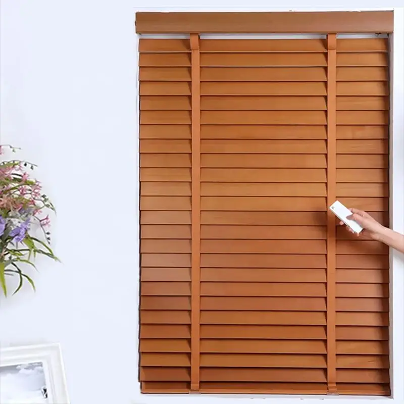 

Wooden Window Blinds. Tilt slats to control sunlight & privacy. Classic design, sturdy build. Fits any decor. Easy installation.