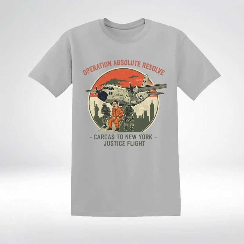 Opération absolue résoudre l'illustration du Satire politique T-Shirt surdimensionné T femmes vêtements vêtements esthétiques t-shirts graphiques