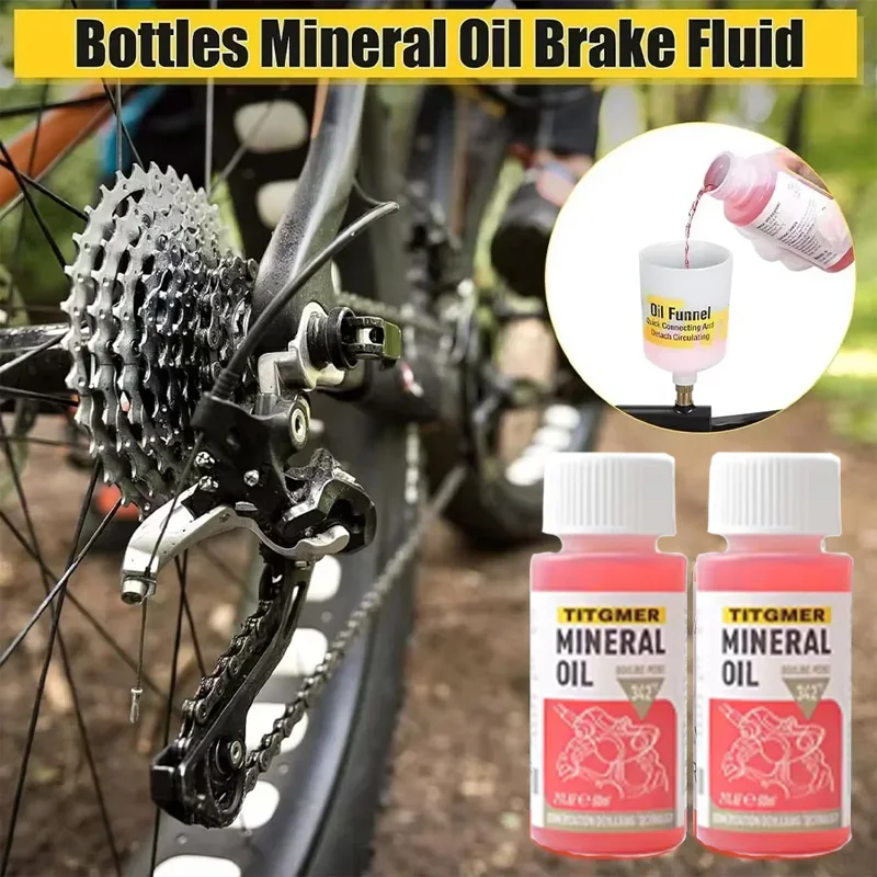 Bicycle Brake Fluid Mineral Oil System Fluid Cycling Mountain Bikes Accessorie Oil InjectorBrake Fluid Mineral Oil
