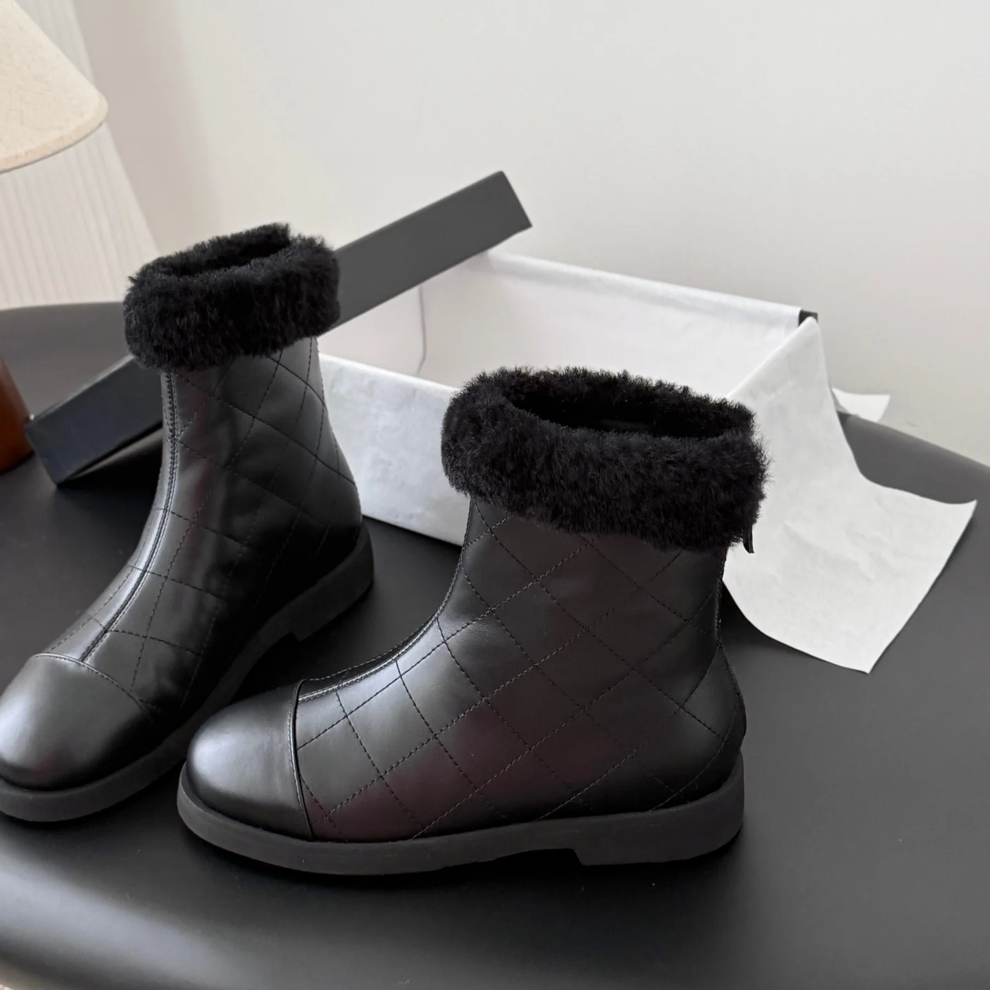 Round Head Retro Thick-soled Snow Boots Women's 2026 New Heightening Versatile Velvet Thickened Warm Cotton Boots Short Boots