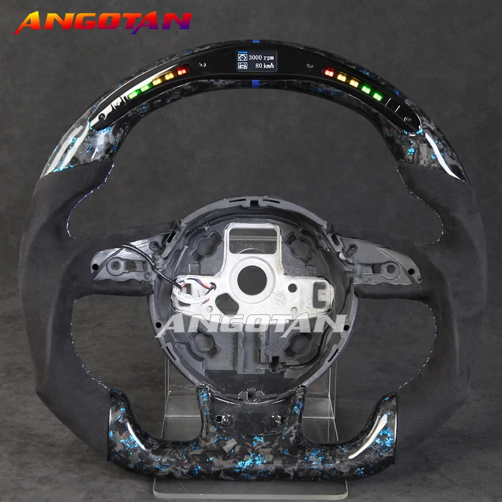 Steering Wheel Fit For Audi RS3 RS4 RS5 RS6 RS7 S3 S4 S5 2012-2016 Models LED And Forged Sport Wheel