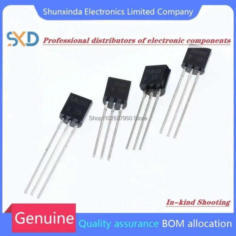 100PCS S8050 S8550 SS8050 SS8550 TO-92 8050 New triode transistor