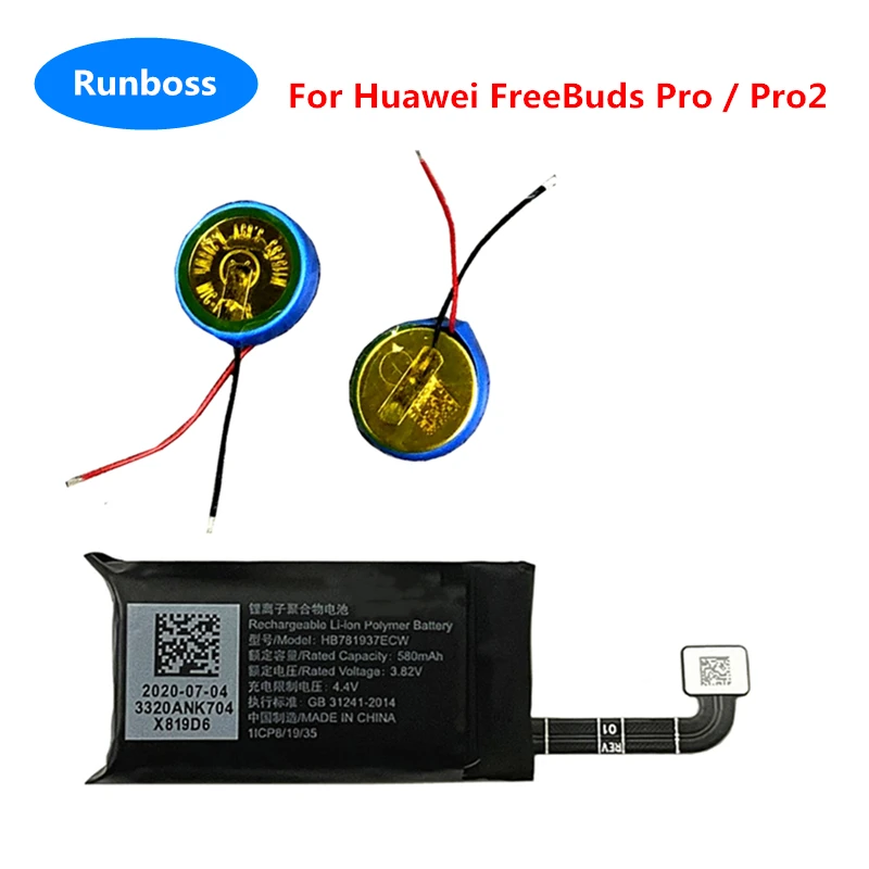 Bluetooth Earphone Battery CP1154 HB781937ECW Charging Case Battery For Huawei FreeBuds Pro / FreeBuds Pro 2