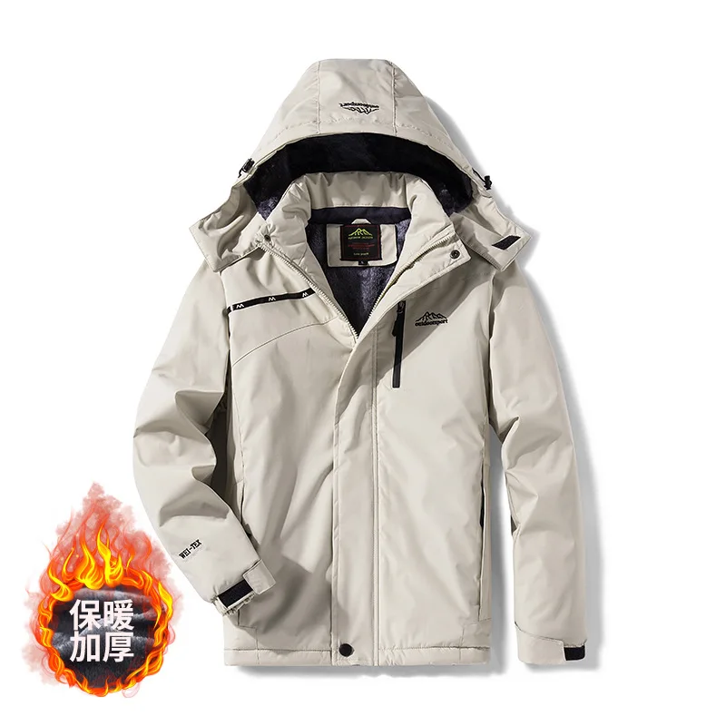 

Winter Parka Men Windbreak Plus Thick Warm Windproof Fur Coats Male Military Hooded Anorak Jackets Men's Winter Jackets