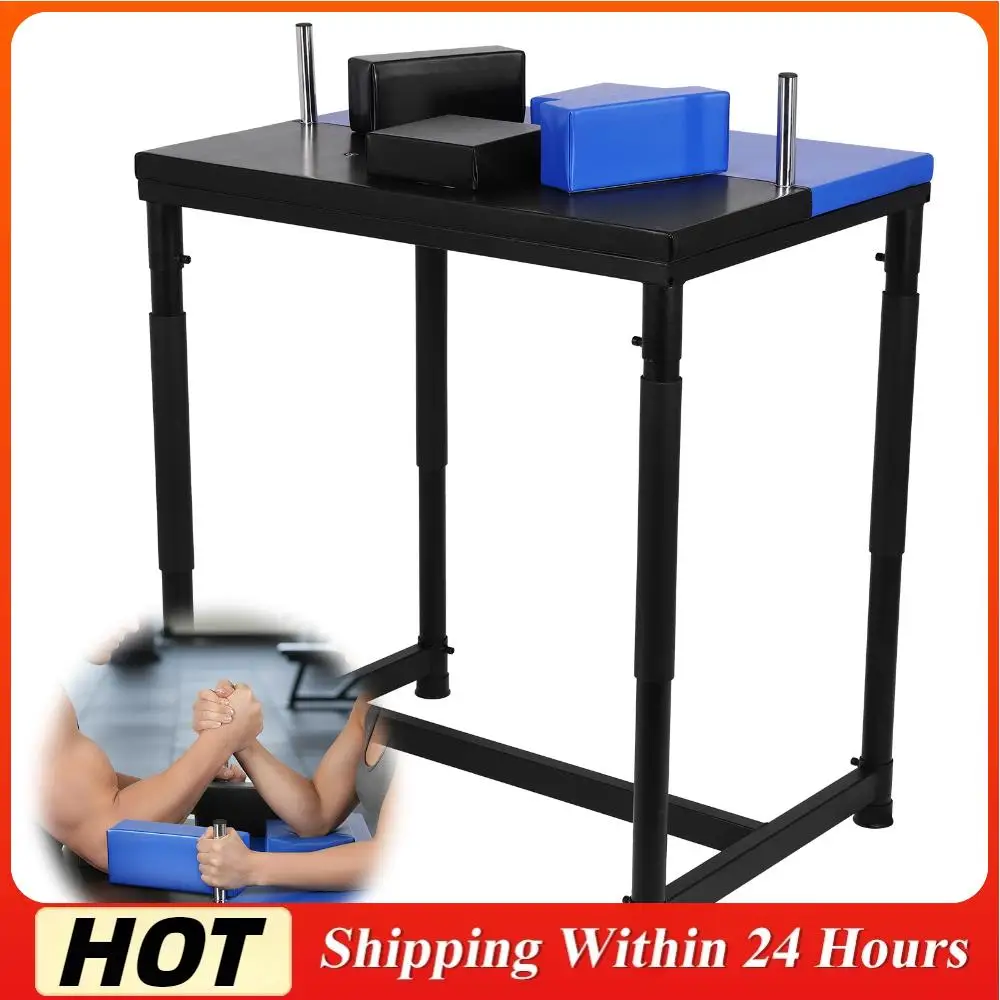 

Standard Arm Wrestling Battle Table Arm Wrestling Training Equipment W/ Elbow & Forearm Pads for Strength Training Enthusiasts