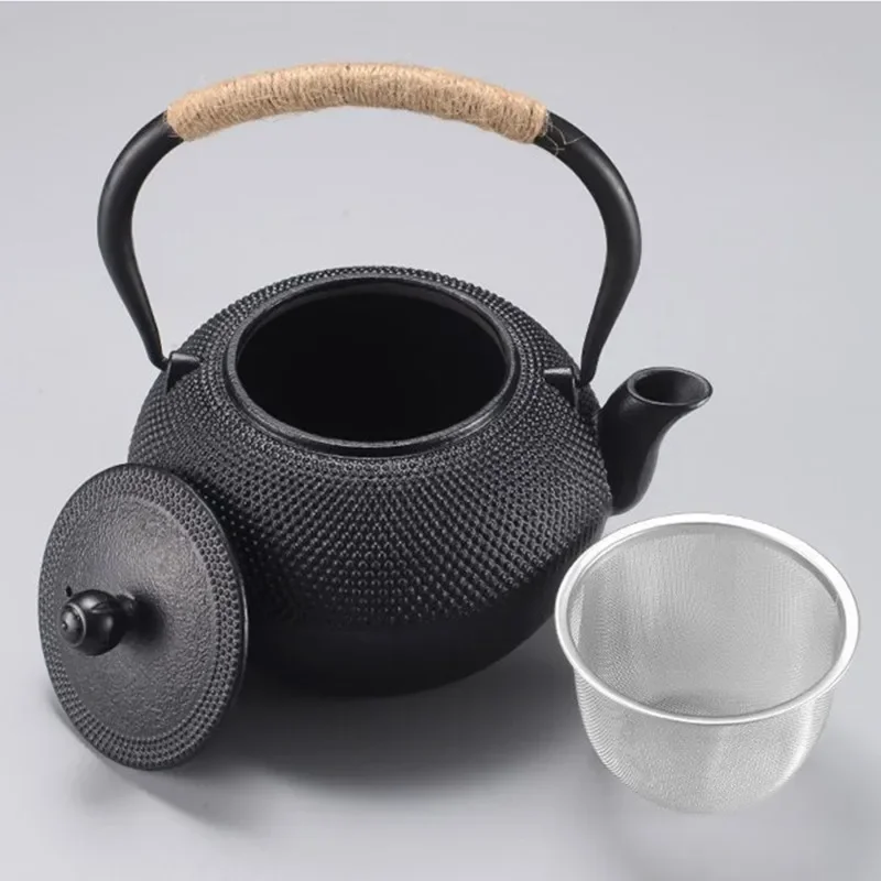 Cast Iron Teapot, Water Boiling Kettle, Healthy No Coating, Household Tea Making Pot, Teaware, Japanese Tetsubin, Iron Bottle