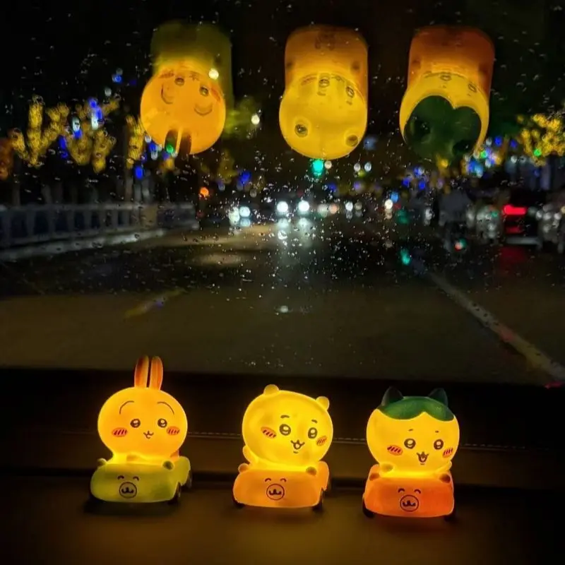 Chiikawa Led Night Light Usagi Hachiware Cartoon Sleep Lamp Soft Eye-Caring Bedside Desk Light Birthday Gift Kids Bedroom Decor - view 3