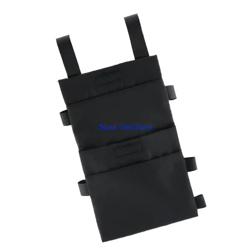 31GJ Portable Walking Water Bottle Bag Ergonomic Design Double Pockets Secure Fastening Lightweight