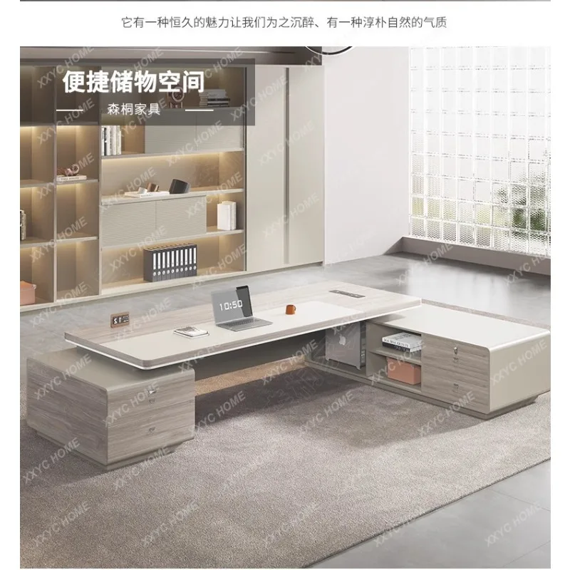Xp Standing Office Desk L Shaped Modern Luxury Computer Bedrooms Gaming Filing Cabinet Study Executive Industrial Furniture