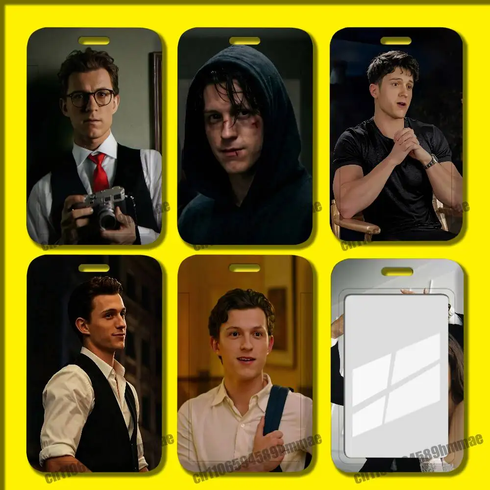 For Actor Tom Holland Employee ID Card Holder Office Badge Student Bank Work Credit Holders Hard Case Shell