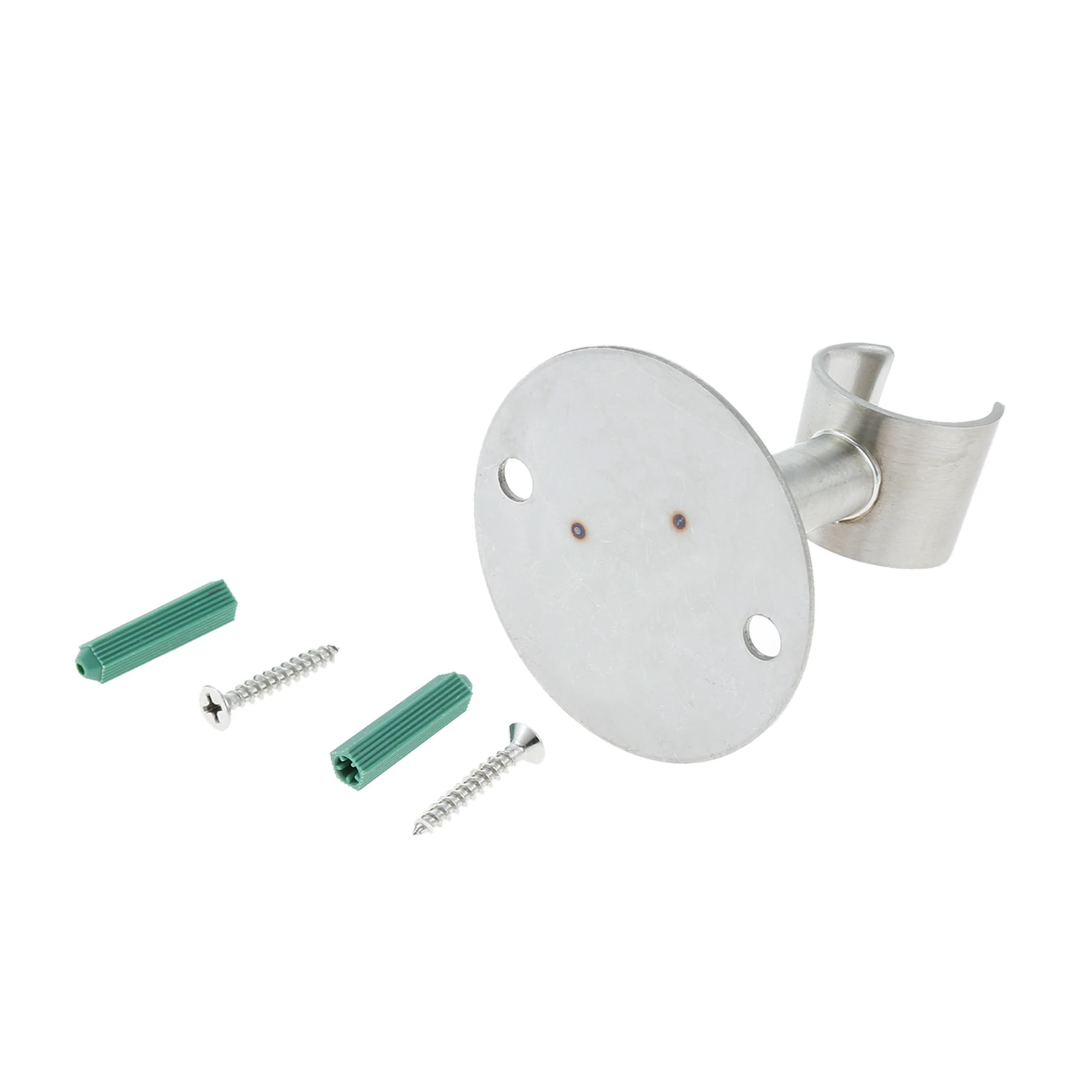 ที่วางฝักบัวฝักบัวสแตนเลสสตีลที่จับที่วางหัวฝักบัวอาบน้ำแบบมือถือปรับได้360 ° ที่จับติดผนังที่วางสเปรย์อาบน้ำในห้องน้ำ