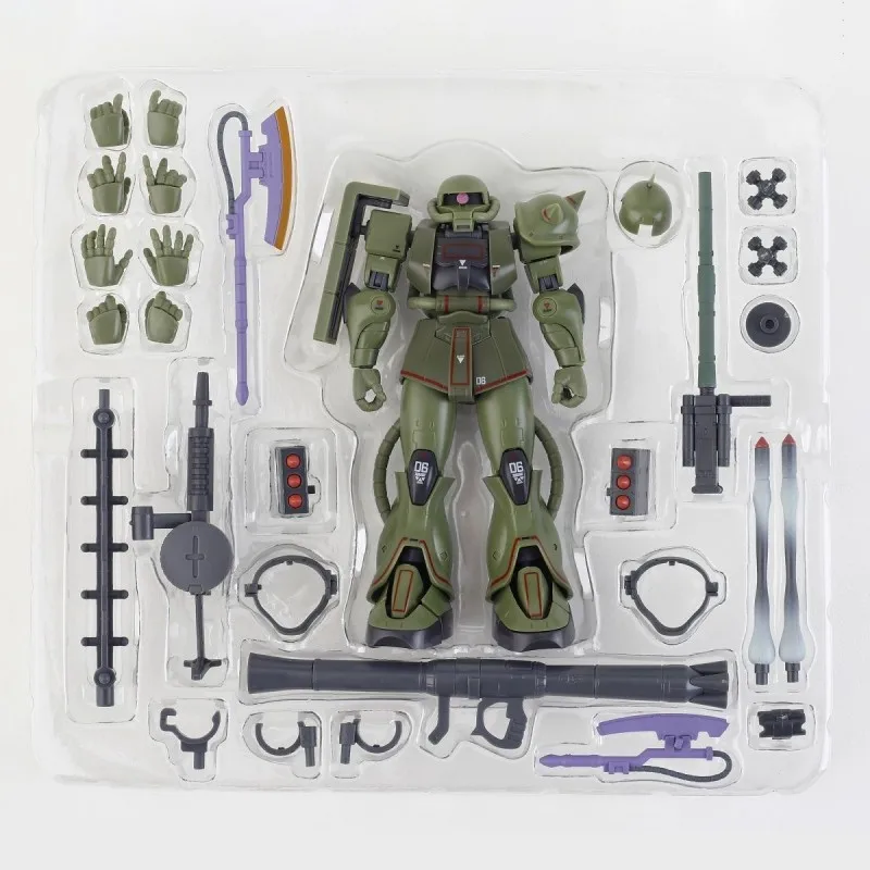 Robot Storm Cell Soul Zaku II, identifiants authentiques HG 1/144, Kit d'assemblage rouge et vert, jouet cadeau, pré-vente, nouveau produit